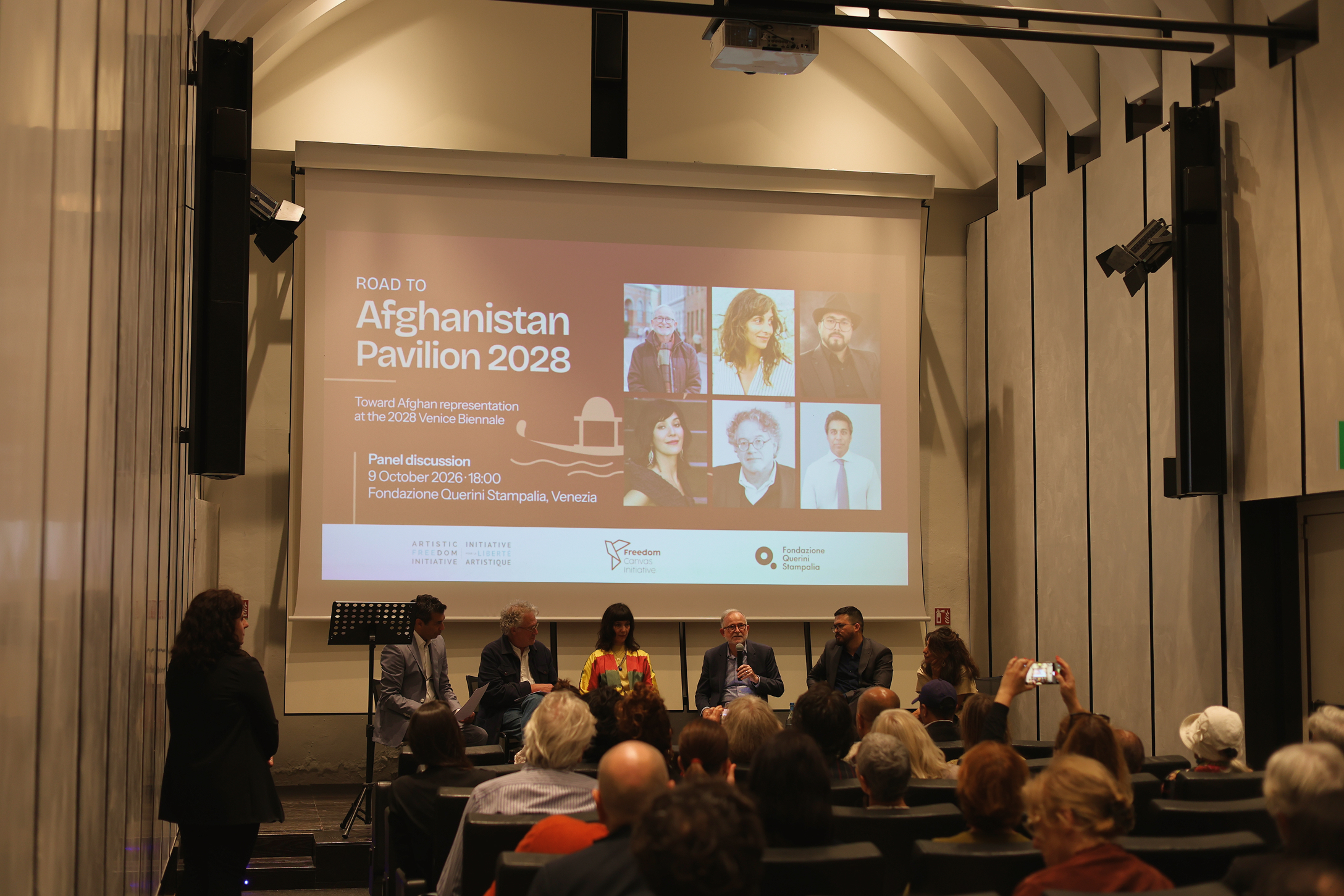 Panel at the Afghanistan Pavilion 2028